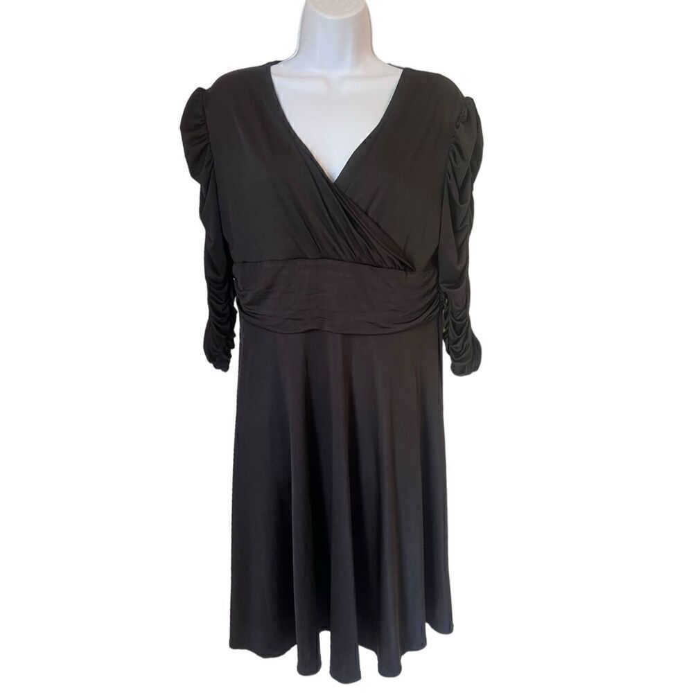 Classic Faux Wrap Dress